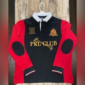 Polo Ralph Lauren VTG Rugby XL Big Pony Vented Long Sleeves Rare